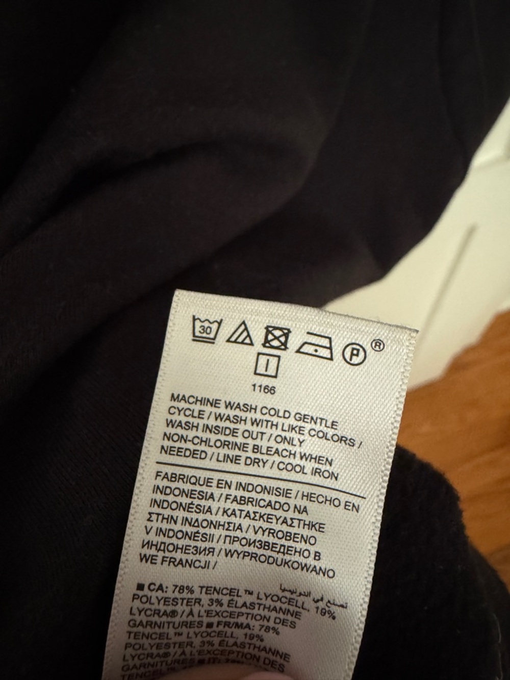 Athleta Black COASTER LUXE SWEATSHIRT DRESS - Size Medium - Picture 6 of 7